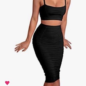 Two piece FASHIONNOVA skirt set